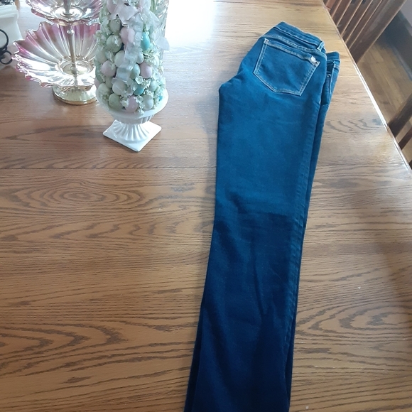 Size 27 Roots dark blue skinny jeans Like New - Picture 3 of 10